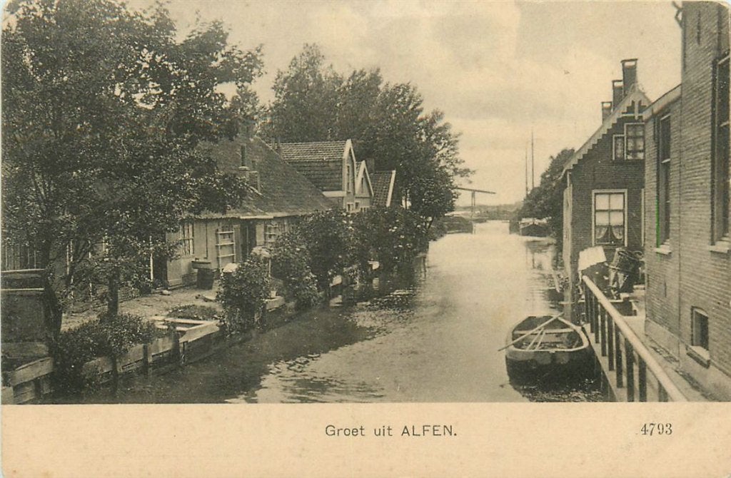 702-046-033 Alphen A D Rijn, Verzenden, Voor 1920, Zuid-Holland