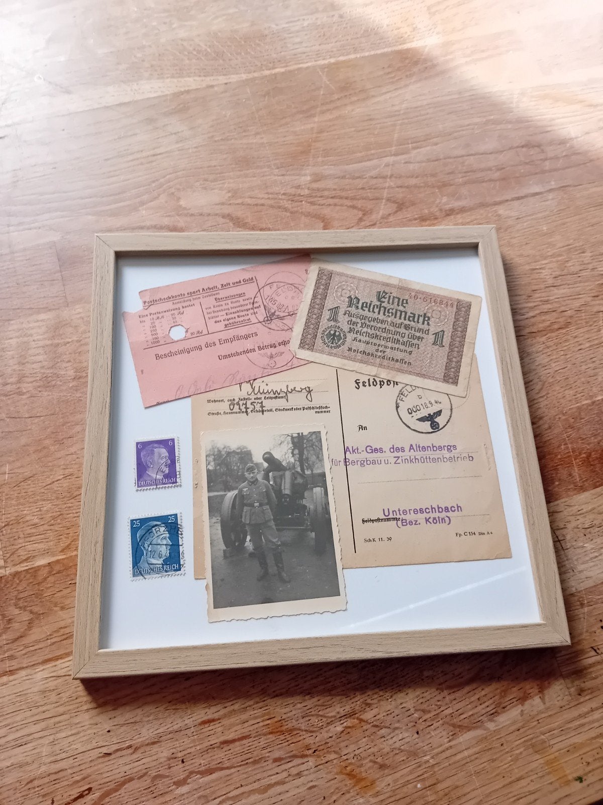 Duitse militaire documenten, bankbiljet en postzegels, Verzamelen, Ophalen of Verzenden, Overige soorten, Duitsland, Overige typen