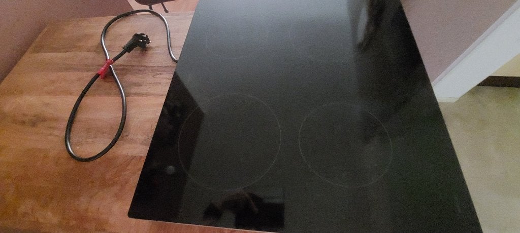 Inductiekookplaat 60 cm breed, Ophalen, Gebruikt, 4 kookzones, Inductie
