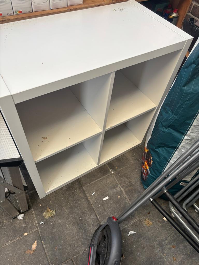 Vakkenkast ikea, Ophalen, Gebruikt