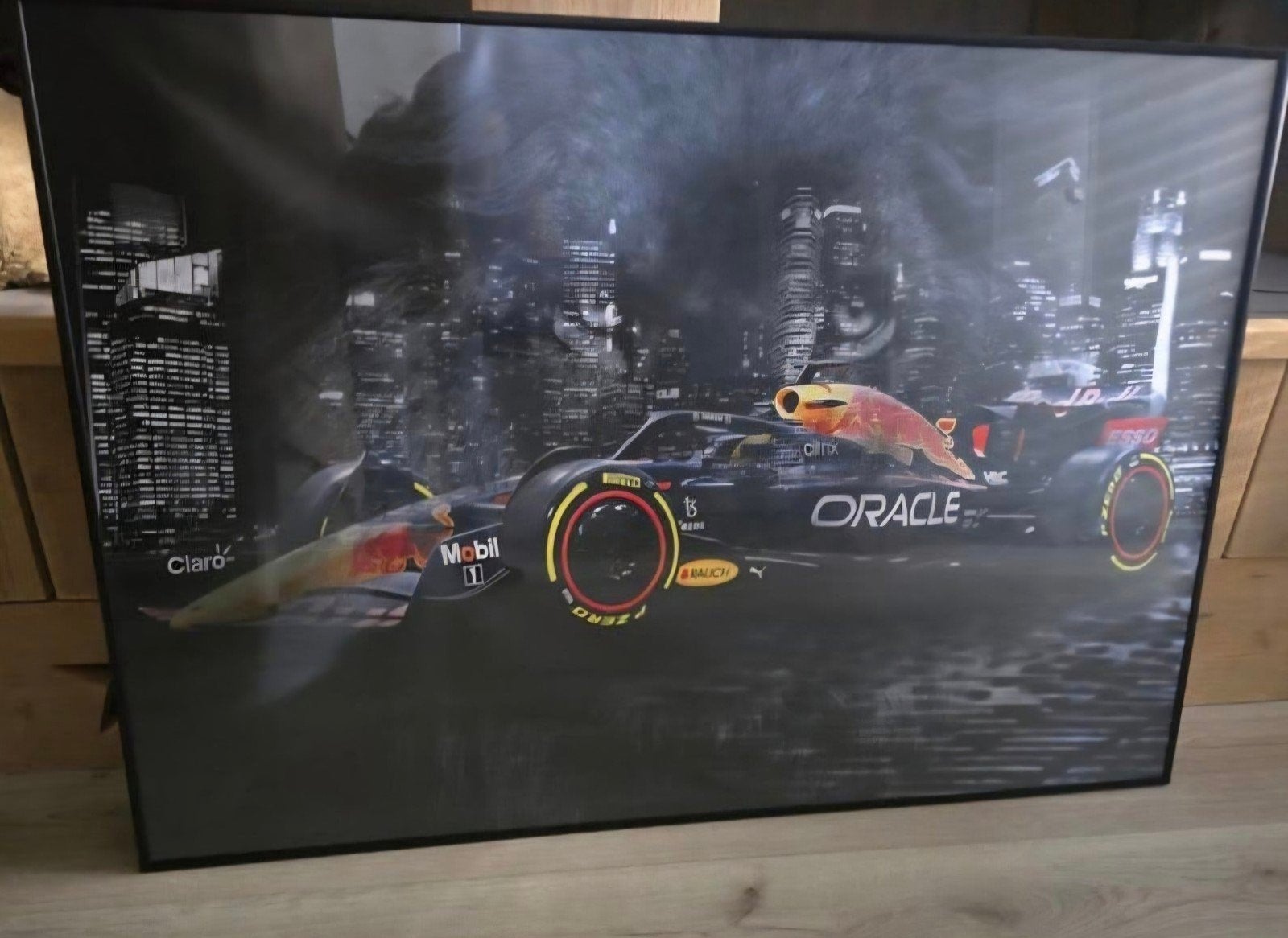 Max Verstappen Schilderij Poster met Lijst - 101x71cm, Ophalen, Sport, Met lijst