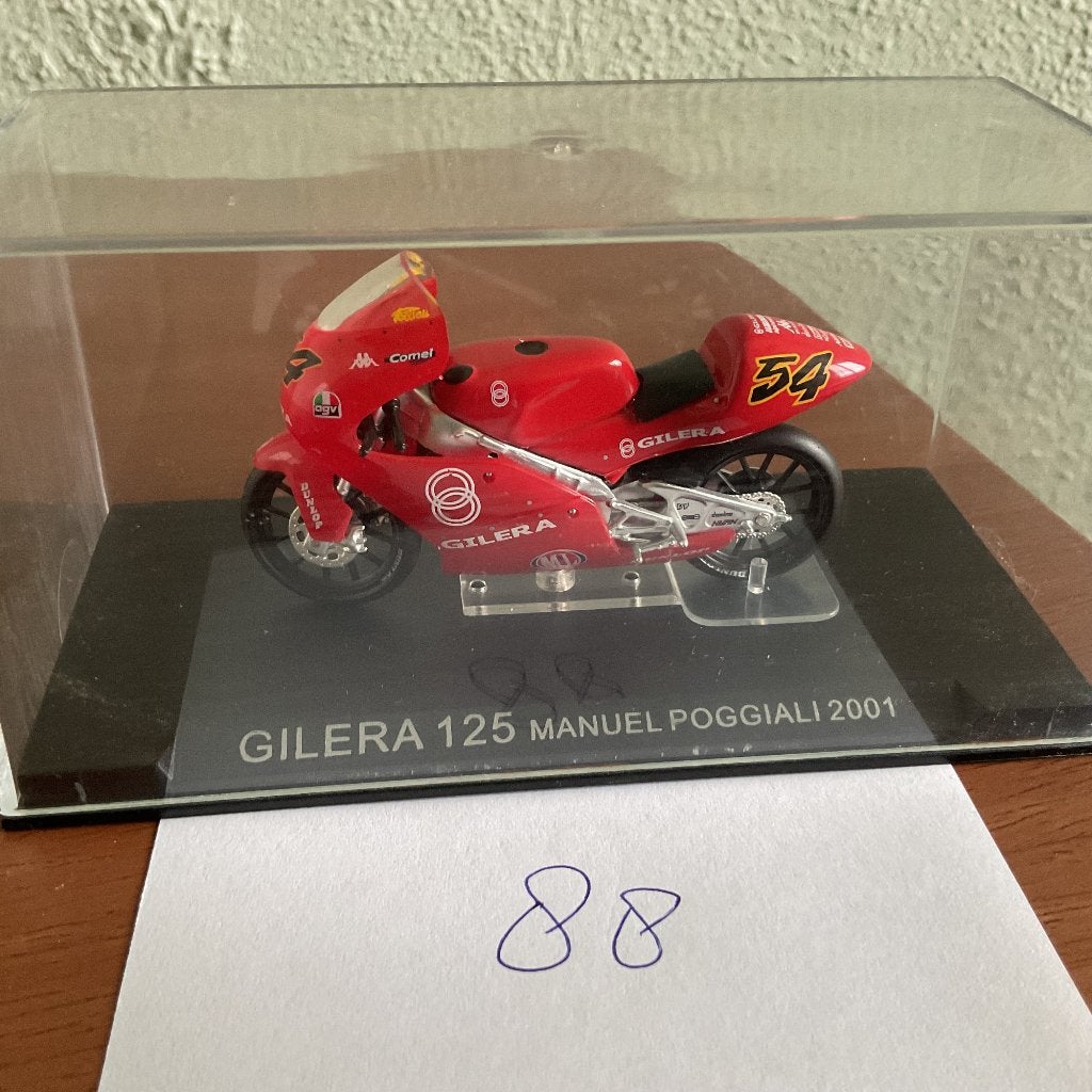 Gilera 125, Manuel Poggiali, 2001 (88], Ophalen of Verzenden, Zo goed als nieuw
