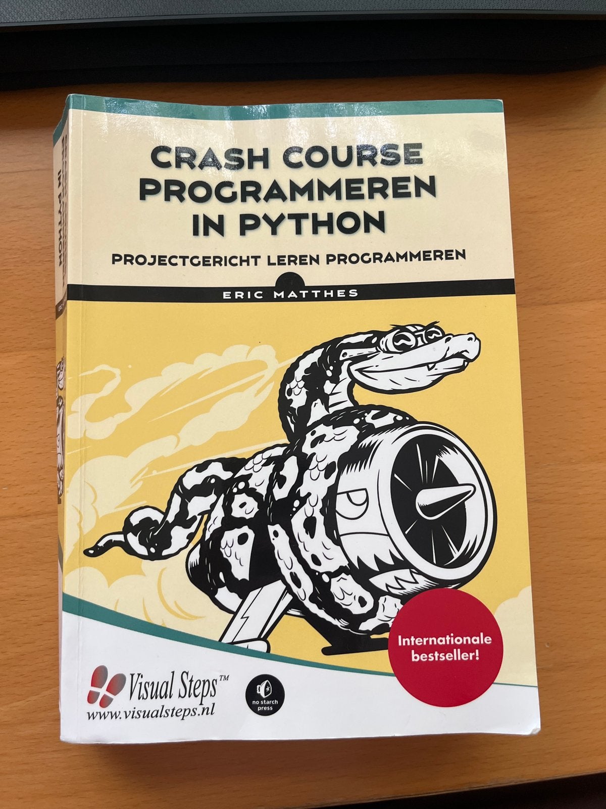 Crash Course Programmeren in Python - Eric Matthes, Ophalen of Verzenden, Zo goed als nieuw, Programmeertaal of Theorie