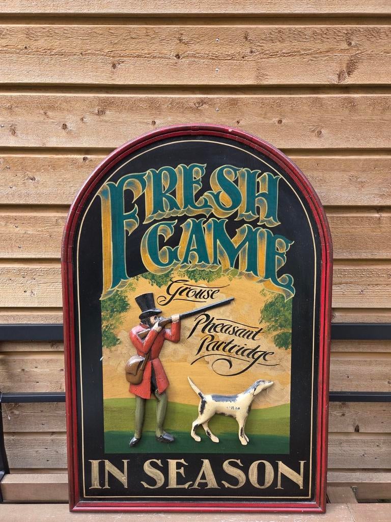 Decoratie bord voor restaurant /cafe, Ophalen