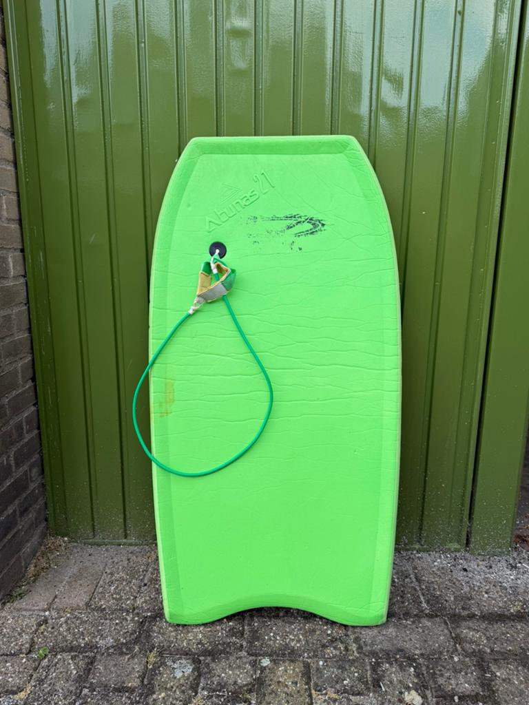 Abunas 21 Bodyboard - Groen/Oranje, Ophalen, Gebruikt, Overige typen, Met koord