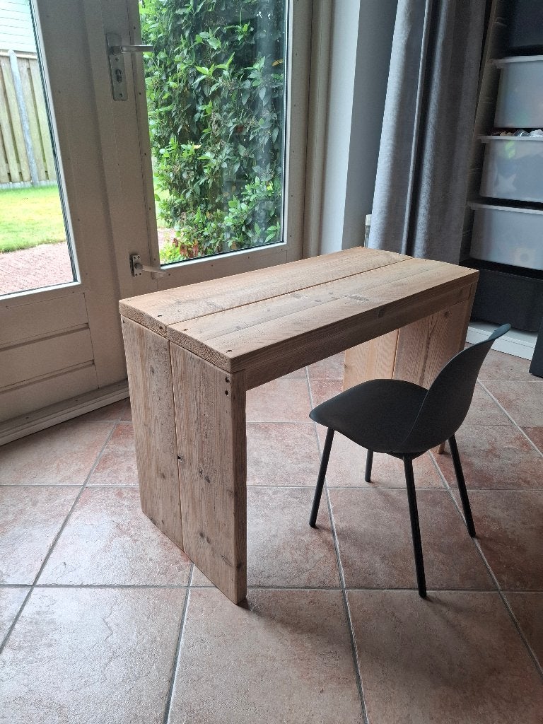 Bureau en stoel klein, Ophalen, Gebruikt, Hout, Kinderbureau