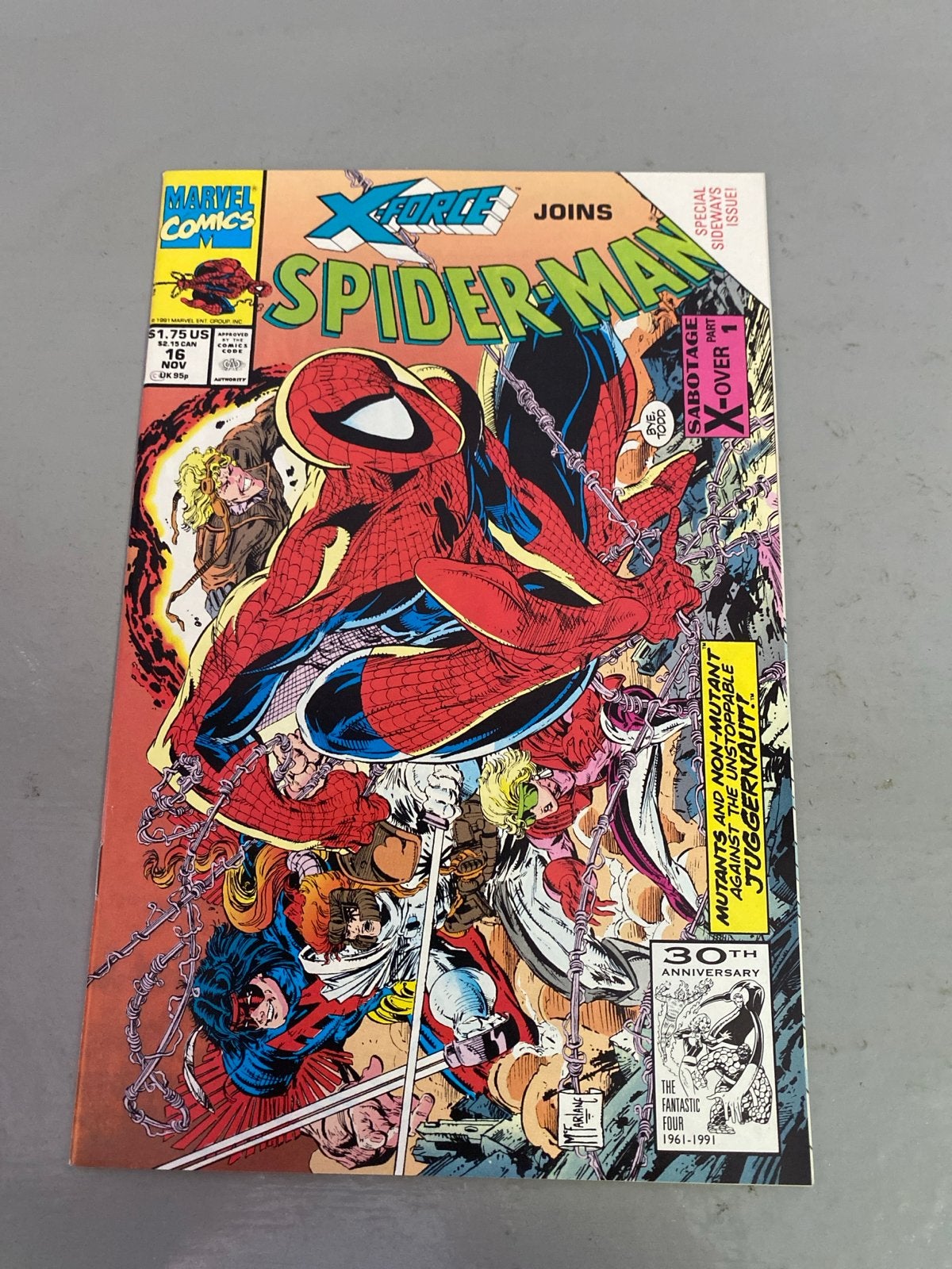 Spider-Man #16 - X-Force Joins Spider-Man, Boeken, Eén comic, Ophalen of Verzenden, Zo goed als nieuw, Amerika