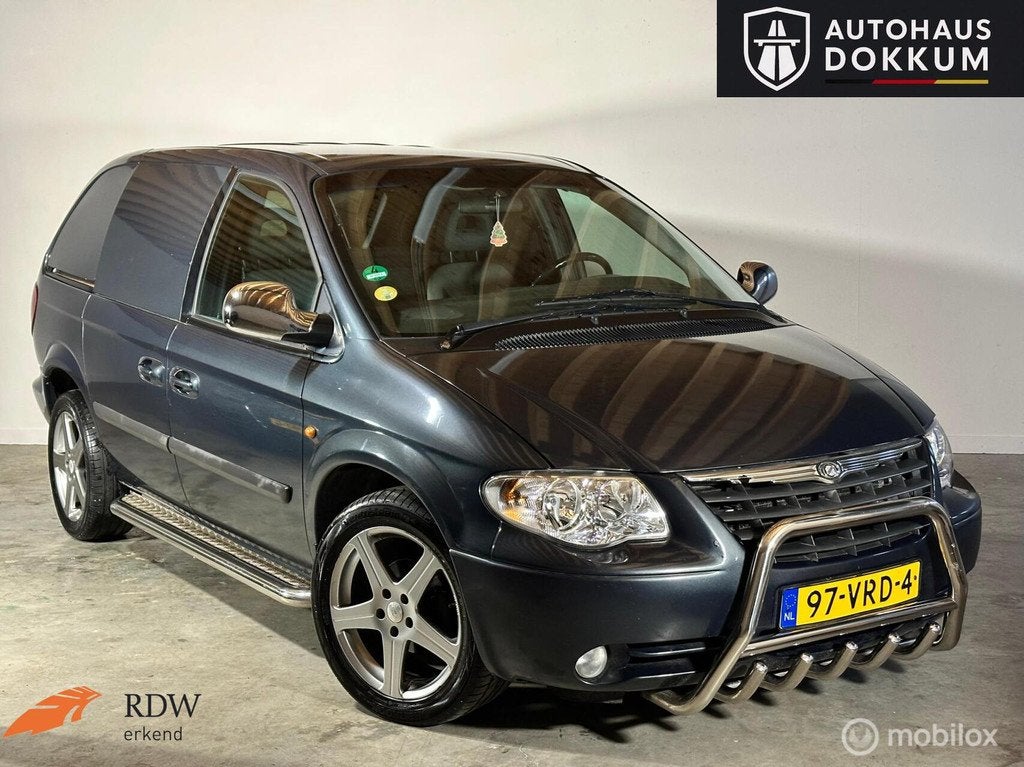 Chrysler Voyager 2.8 CRD VAN AUT Grijs kenteken Airco/Cruise, Automaat, Gebruikt, 4 cilinders, 150 pk