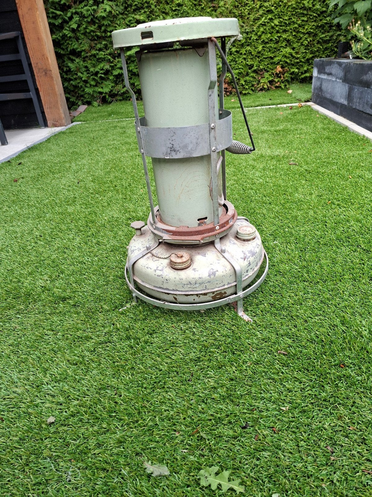 Vintage Petroleumkachel - Alladin blue flame - Gebruikt, Ophalen, Gebruikt, Overige brandstoffen, Petroleumkachel