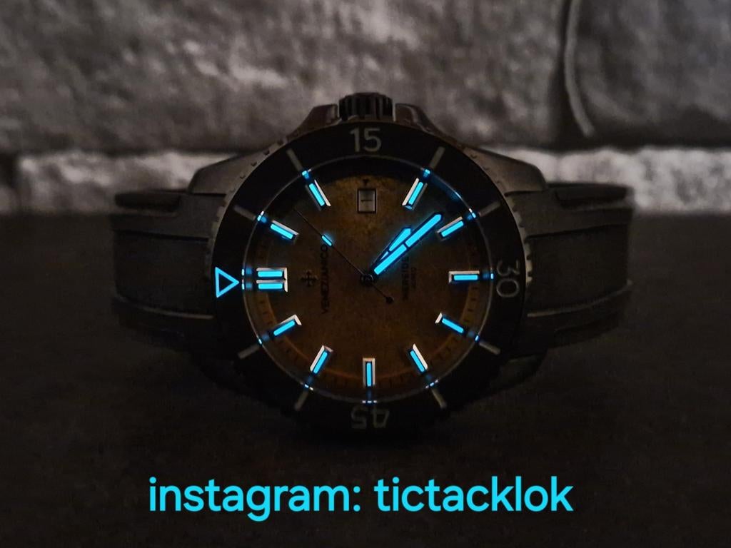 Venezianico Nereide Aureo/Carbonio ONE OFF - Nieuw!, Overige merken, Overige materialen, Polshorloge, Overige materialen