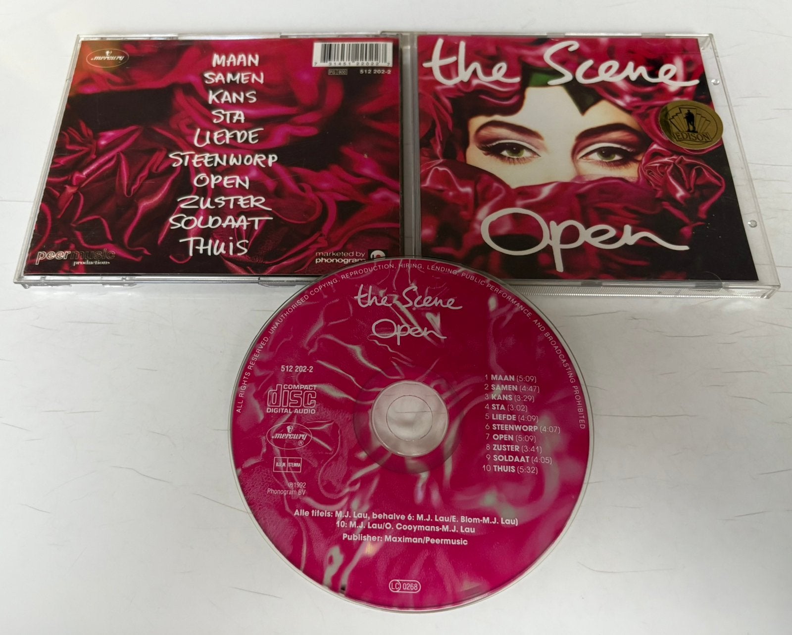 The Scene - Open, Cd's en Dvd's, Cd's | Nederlandstalig, Ophalen of Verzenden, Zo goed als nieuw