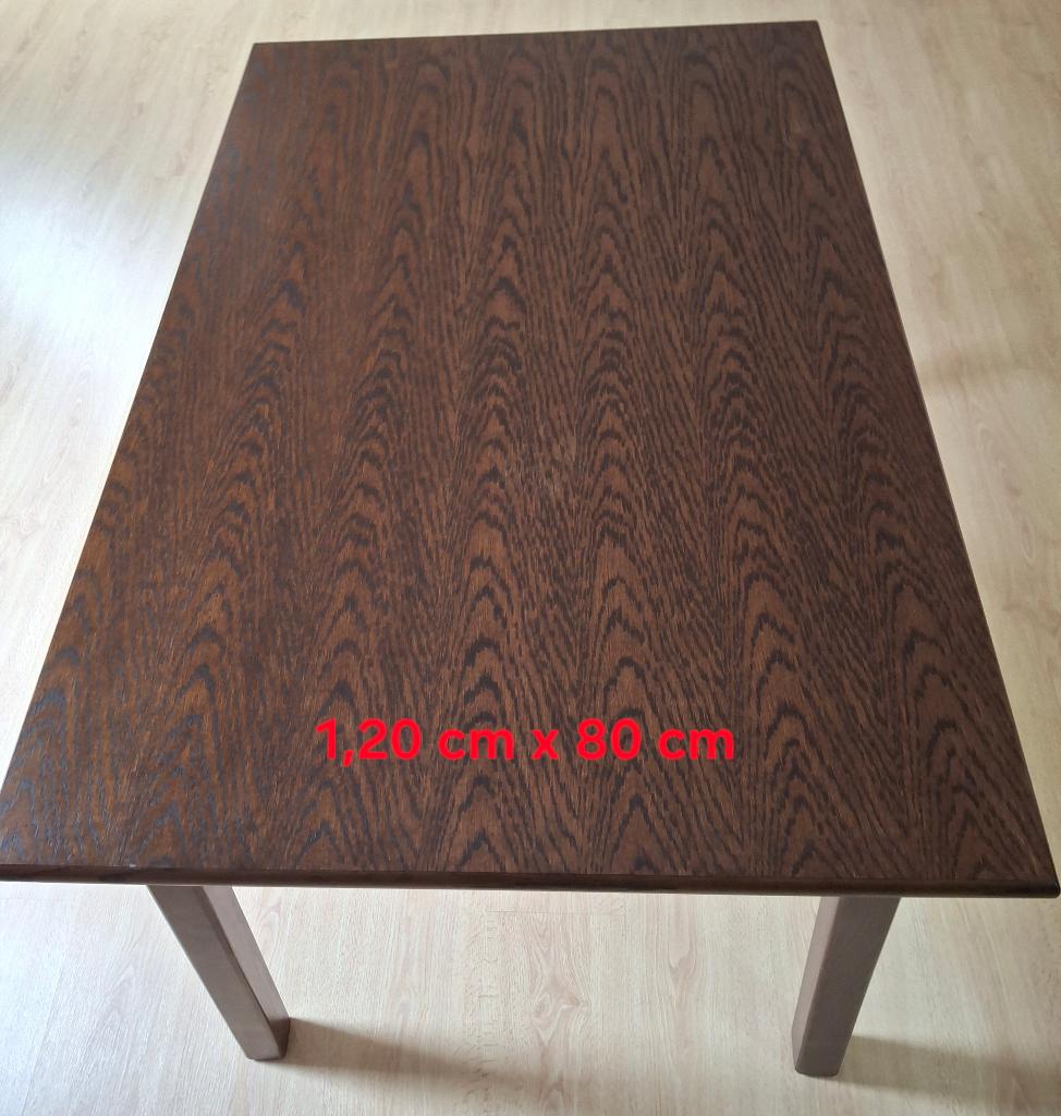 Eetkamertafel Massief eiken, Huis en Inrichting, Tafels | Eettafels, Ophalen, Gebruikt, 100 tot 150 cm, Eikenhout