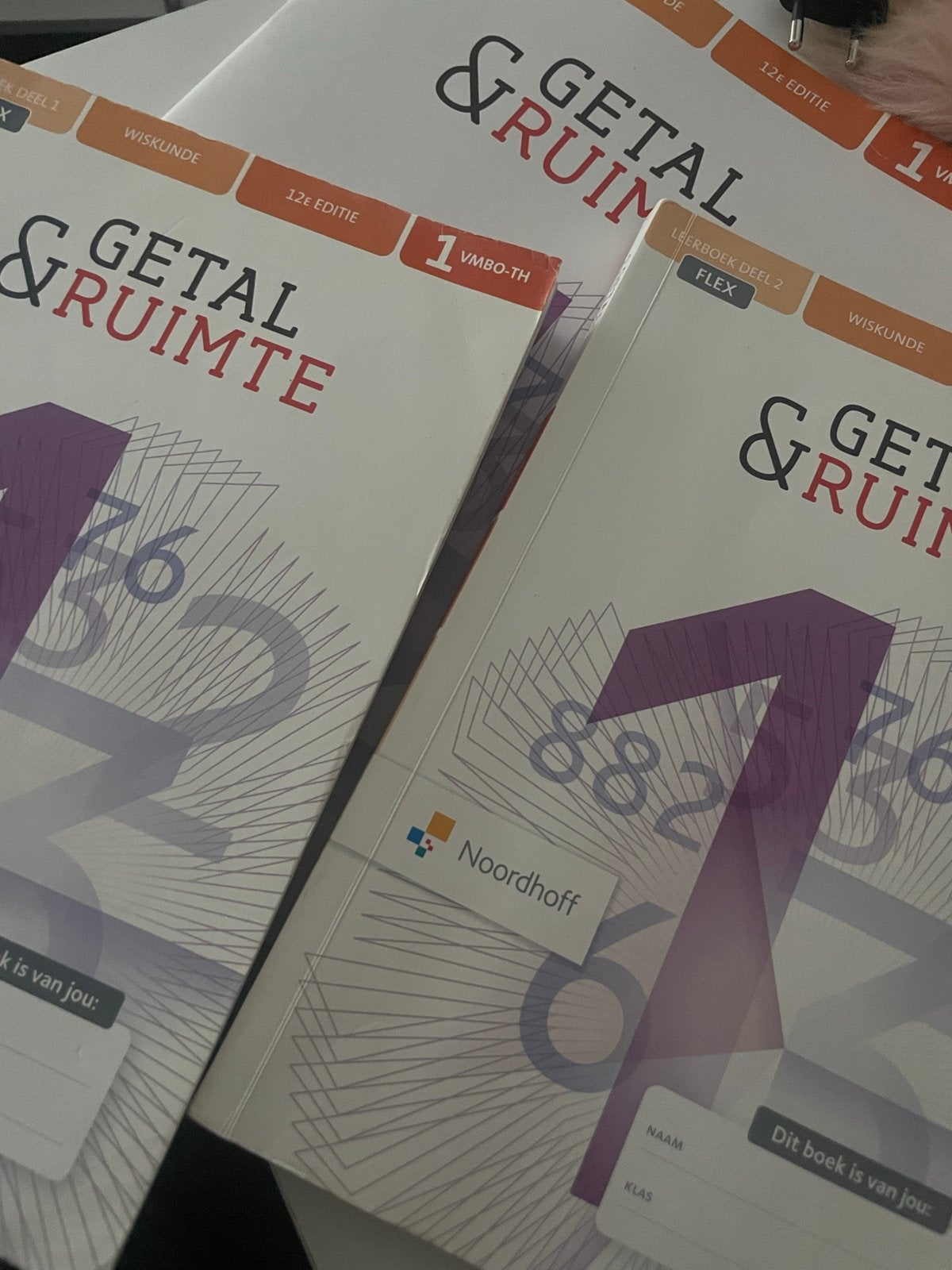 Getal & Ruimte Wiskunde VMBO-TH 12e editie deel 1 & 2, Boeken, Ophalen of Verzenden, Zo goed als nieuw, VMBO, Wiskunde A