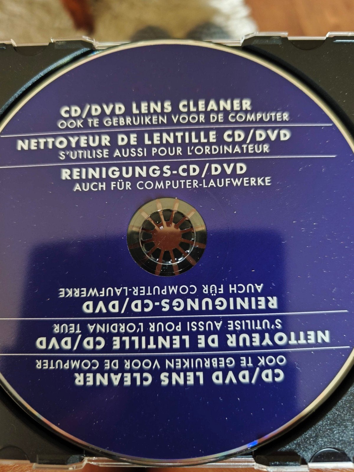 CD/DVD Lensreiniger voor diverse spelers en computers, Ophalen of Verzenden, Zo goed als nieuw