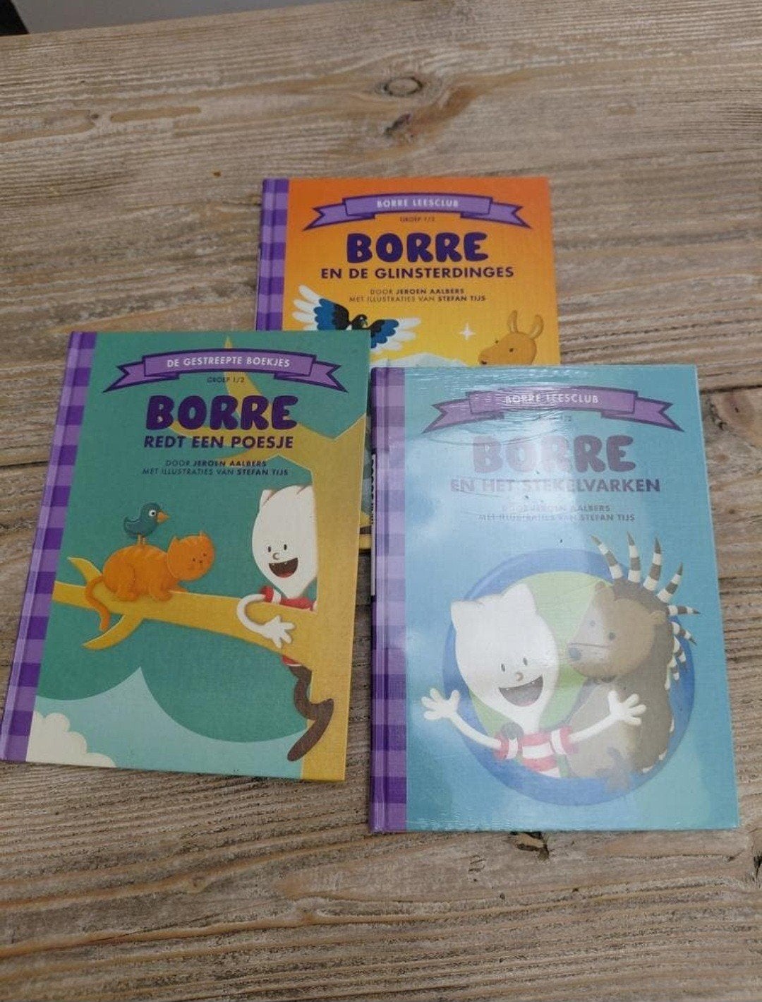 Borre Leesclub Boekjes - 3-delige set, Boeken, Ophalen of Verzenden, Zo goed als nieuw, 3 tot 4 jaar