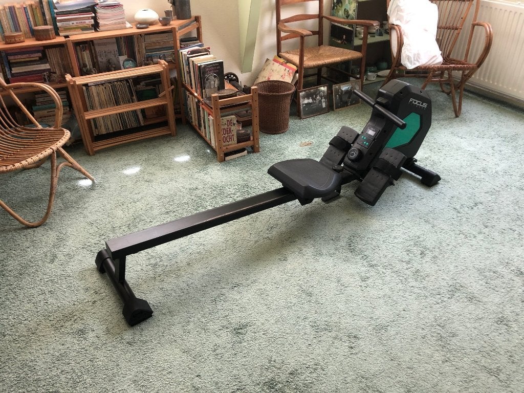 Focus Fitness Row 2 Roeimachine / roeitrainer, Ophalen, Benen, Gebruikt, Metaal