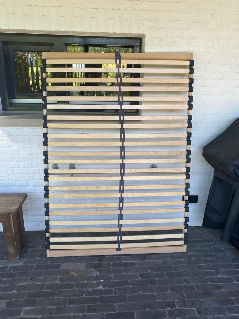 Op maat gemaakte lattenbodem 166x119,5 cm, Huis en Inrichting, Slaapkamer | Matrassen en Bedbodems, Ophalen, Gebruikt, 190 cm of minder