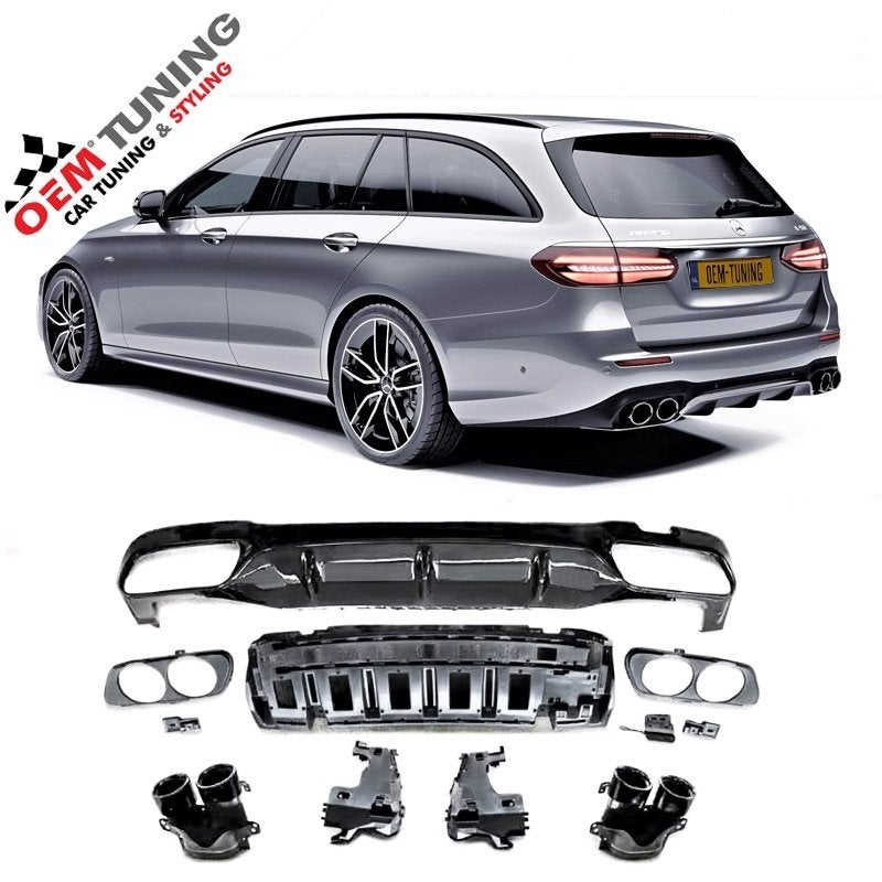 Diffuser geschikt voor W213 E-klasse | E53 AMG Style, Ophalen of Verzenden