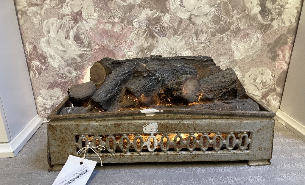 Brocante ijzeren haardbak - asla - aslade, Overige soorten, ---, Ophalen of Verzenden, Vrijstaande haard