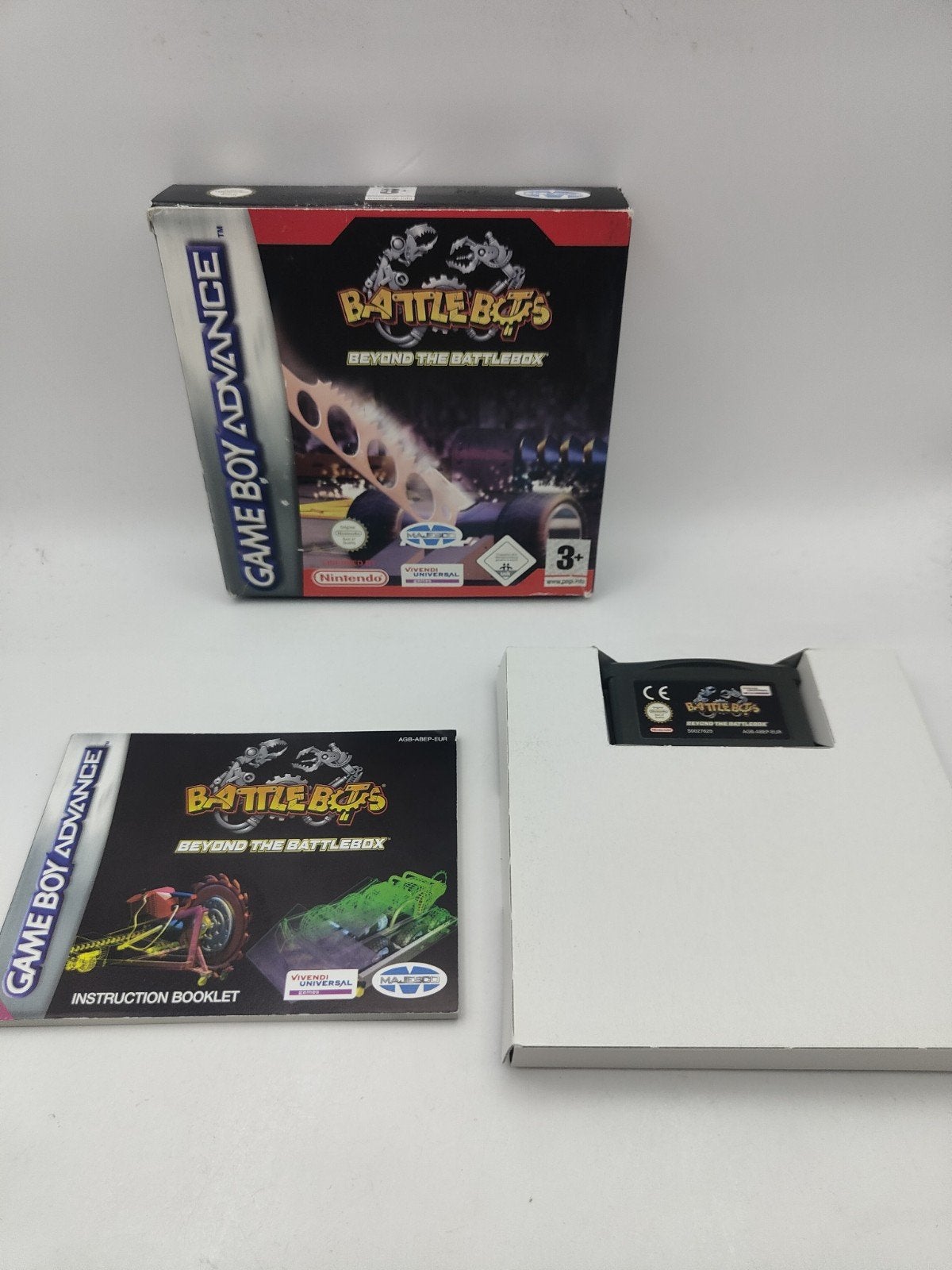BattleBots: Beyond the BattleBox - Gameboy Advance CIB, Spelcomputers en Games, Avontuur en Actie, 1 speler, Onbekend, Ophalen of Verzenden