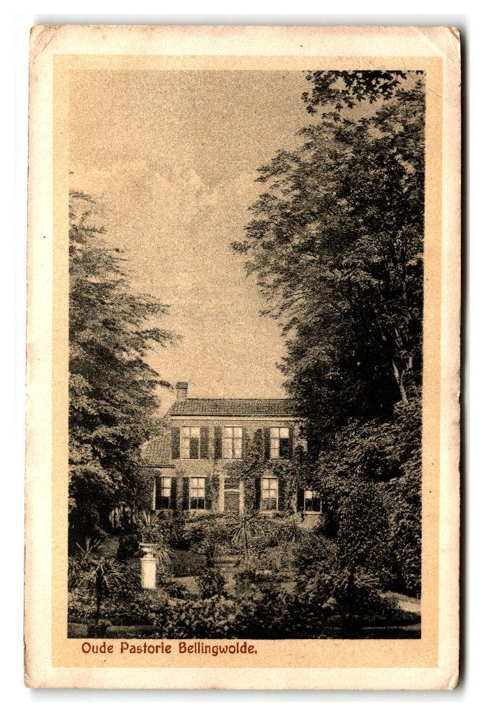 Bellingwolde, Oude Pastorie, Verzenden, Voor 1920, Gelopen, Groningen