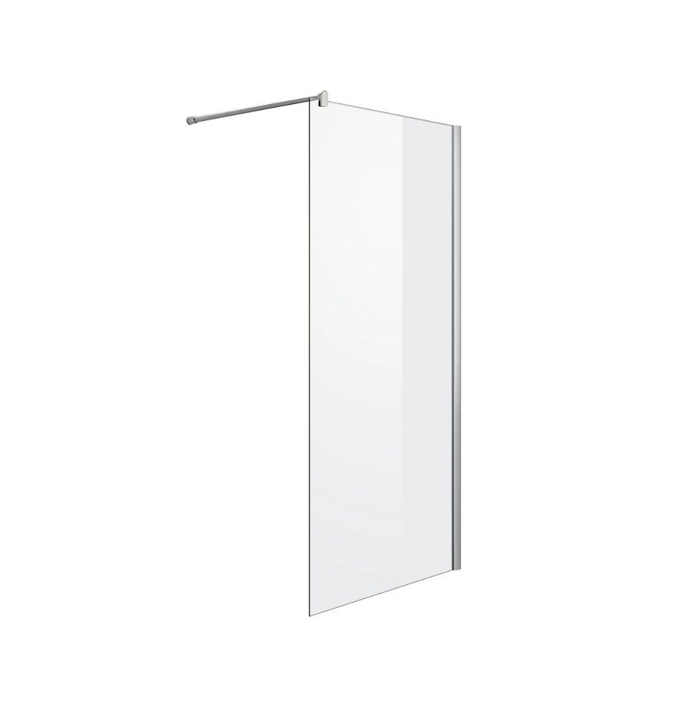 Inloopdouche Douchewand 100x200 Antikalk Chroom Profiel