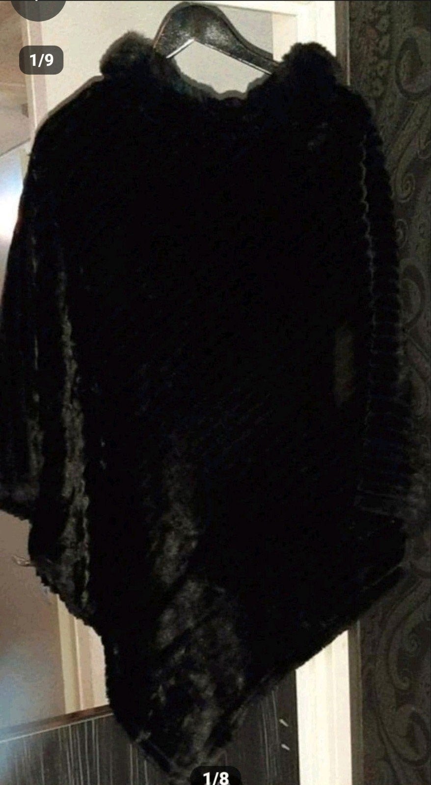 faux fur, stola, Ophalen of Verzenden, Gedragen, Zwart