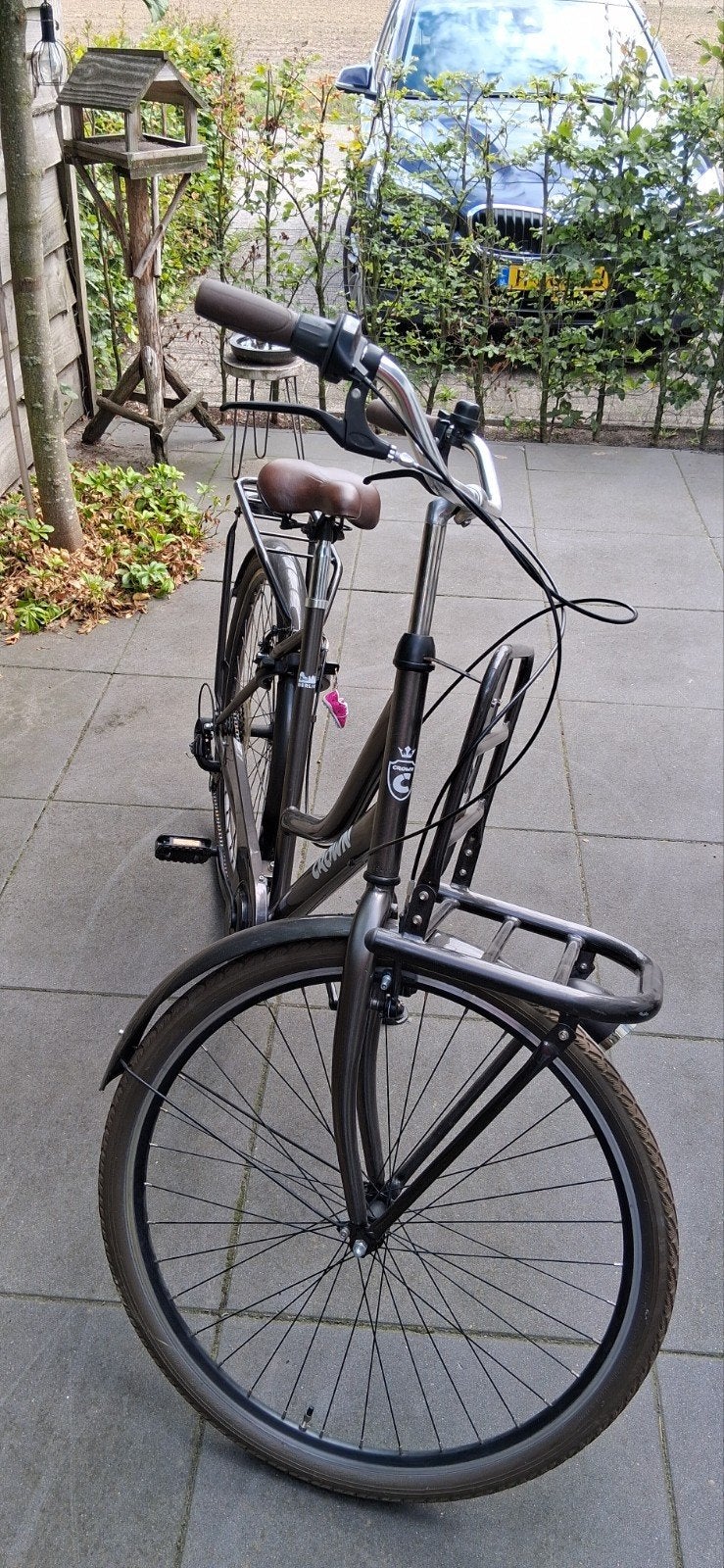 Transportfiets dames, Fietsen en Brommers, Ophalen, Velgrem, Versnellingen, Zo goed als nieuw