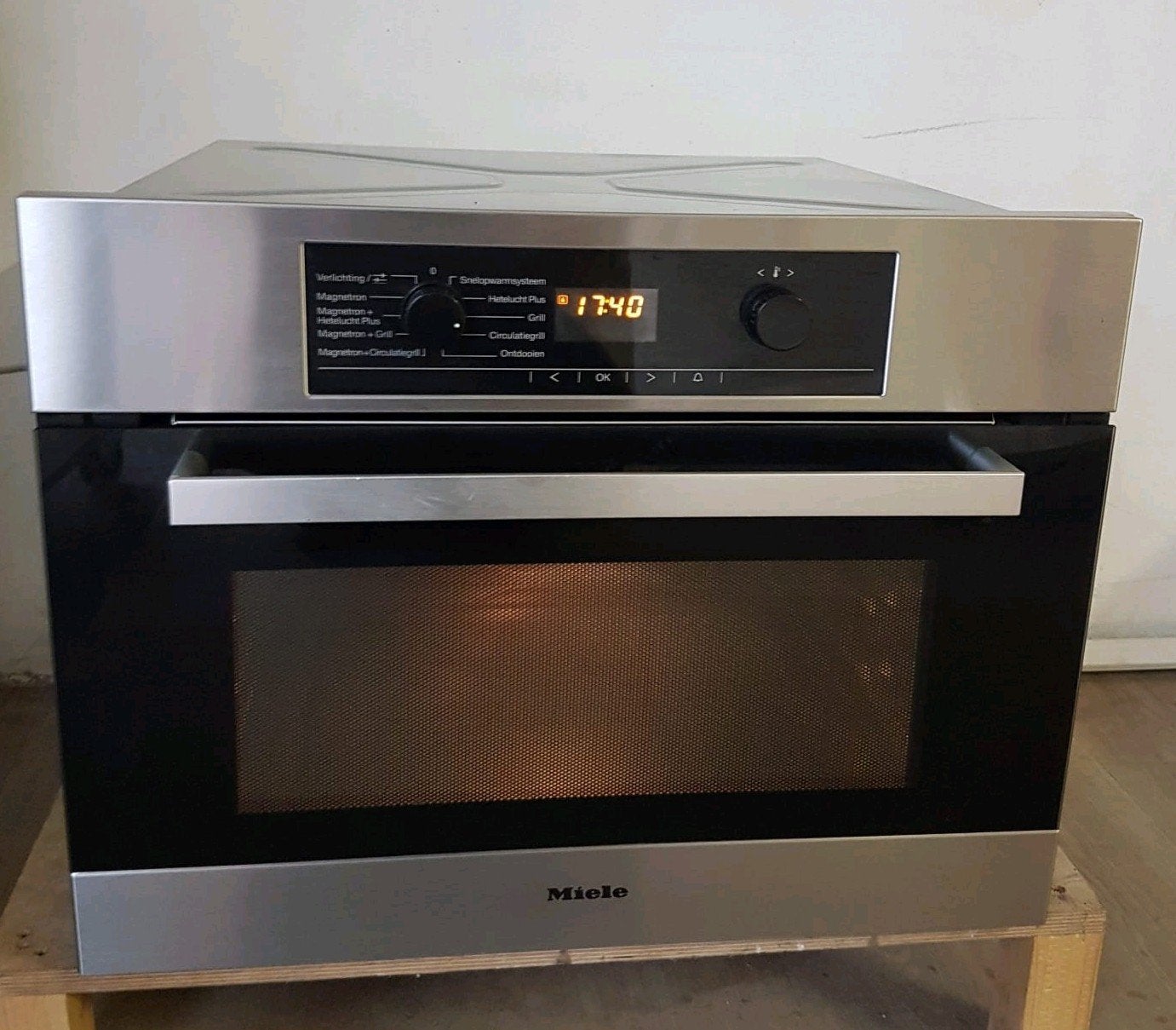 Luxe Miele H 5040 BM combi magnetron / oven (ook als set tk), Ophalen, Combimagnetron, Zo goed als nieuw, Inbouw