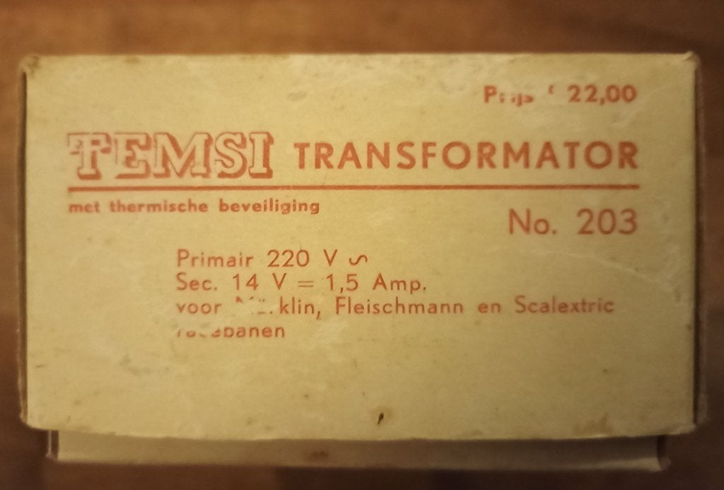 temsi tansformator no. 203, Ophalen, Gebruikt