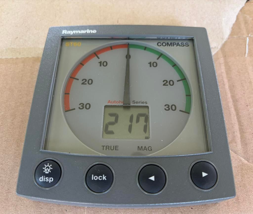 Raymarine Compass ST60 / A22007, Watersport en Boten, Navigatiemiddelen en Scheepselektronica, Ophalen of Verzenden, Gebruikt
