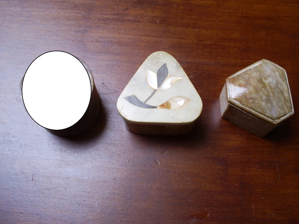 Pillendoosjes 2 stuks, Verzamelen, Ophalen of Verzenden, Gebruikt