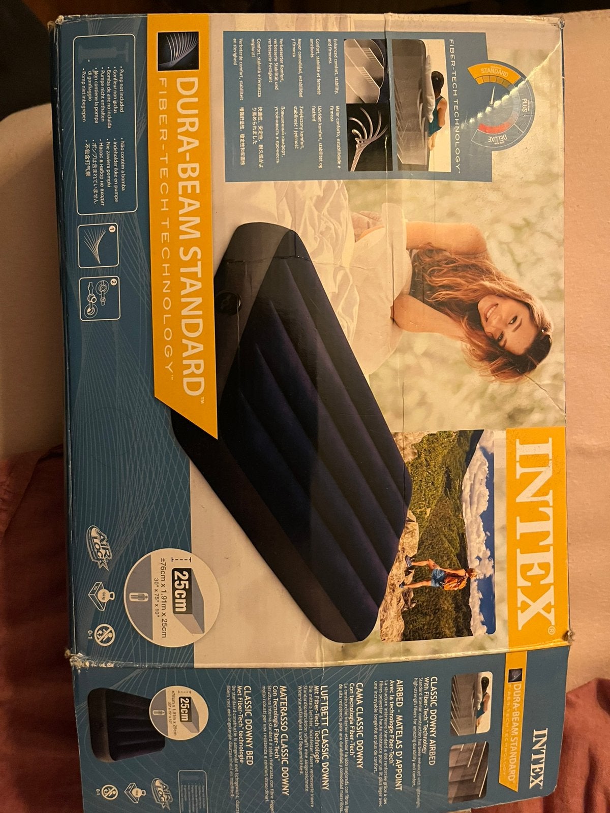 Air mattress & pump, Ophalen, Zo goed als nieuw