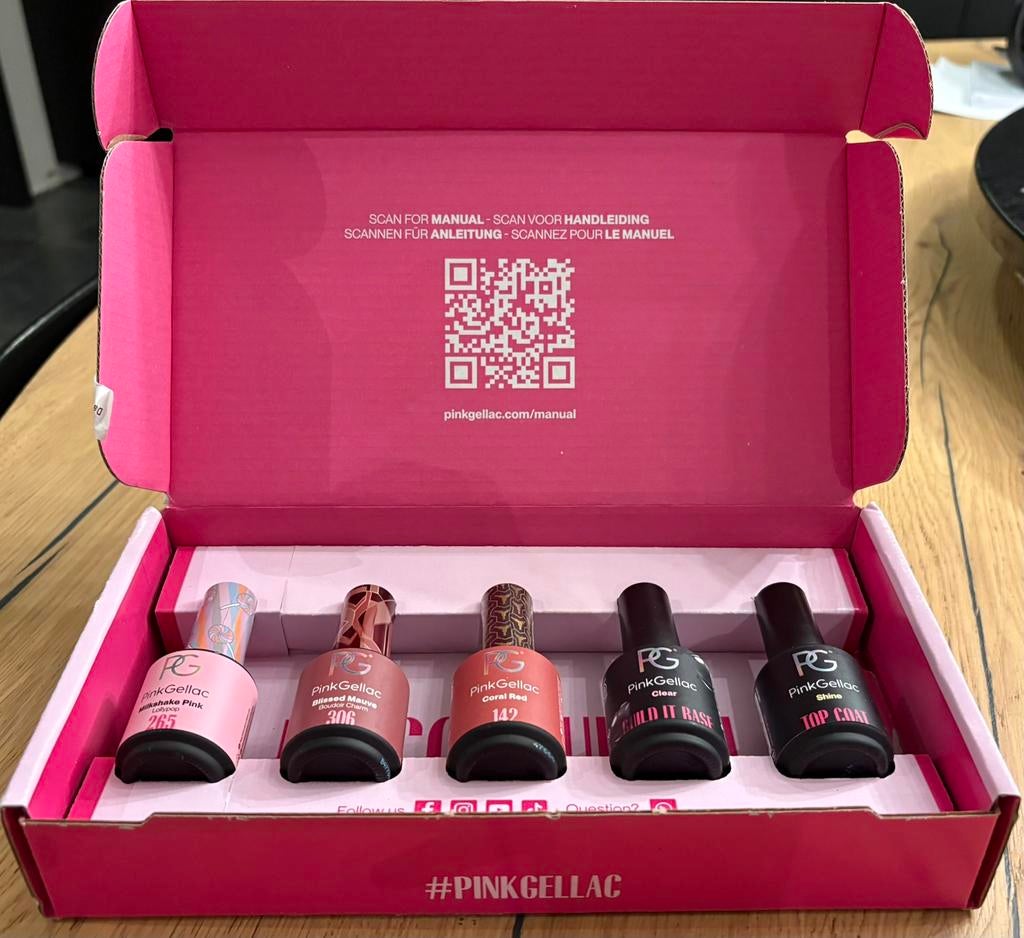 Pink gellac set, Ophalen of Verzenden, Nieuw