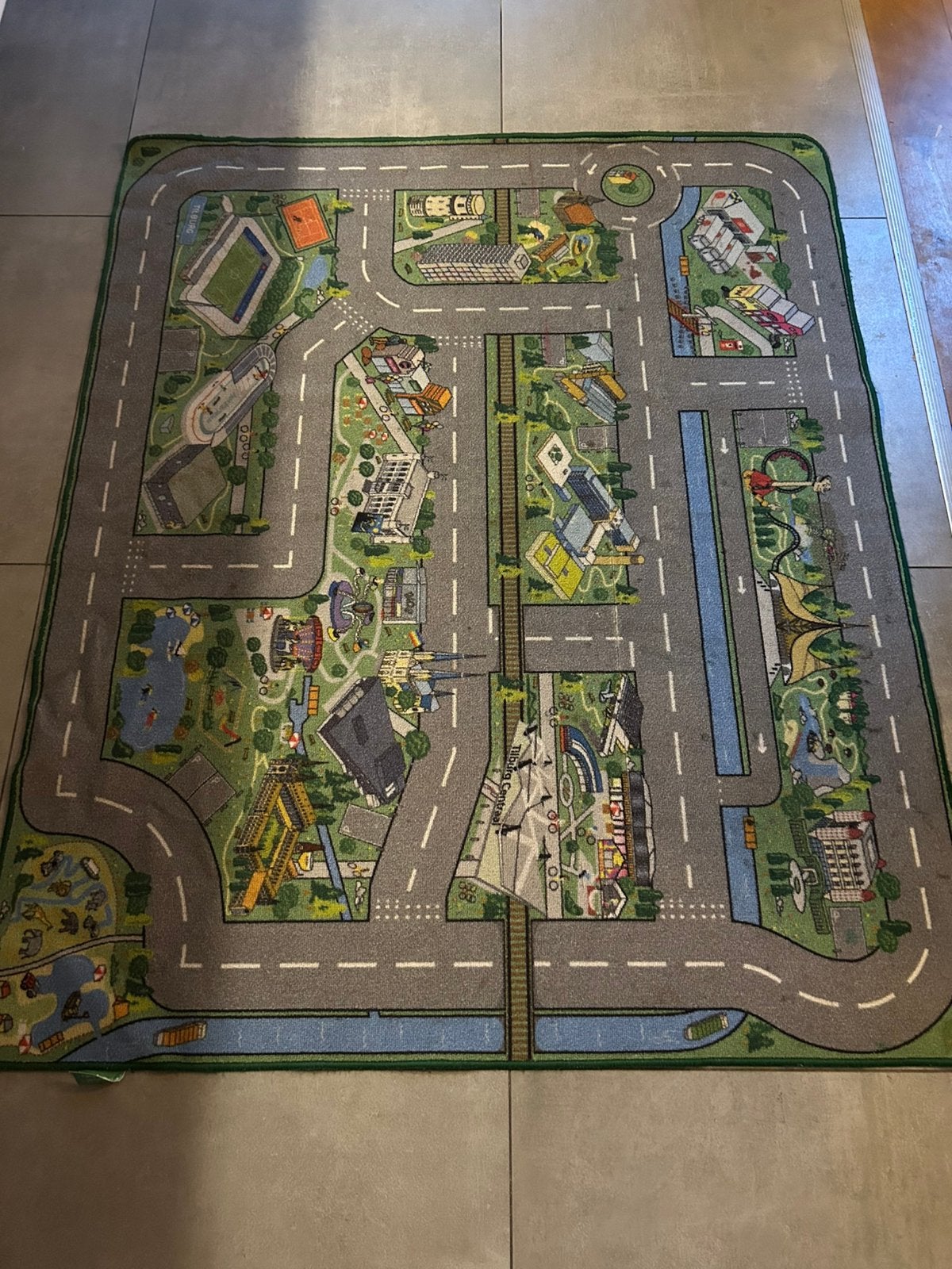 Speelkleed met de highlights van Tilburg, Kinderen en Baby's, Speelgoed | Speelkleden, Ophalen