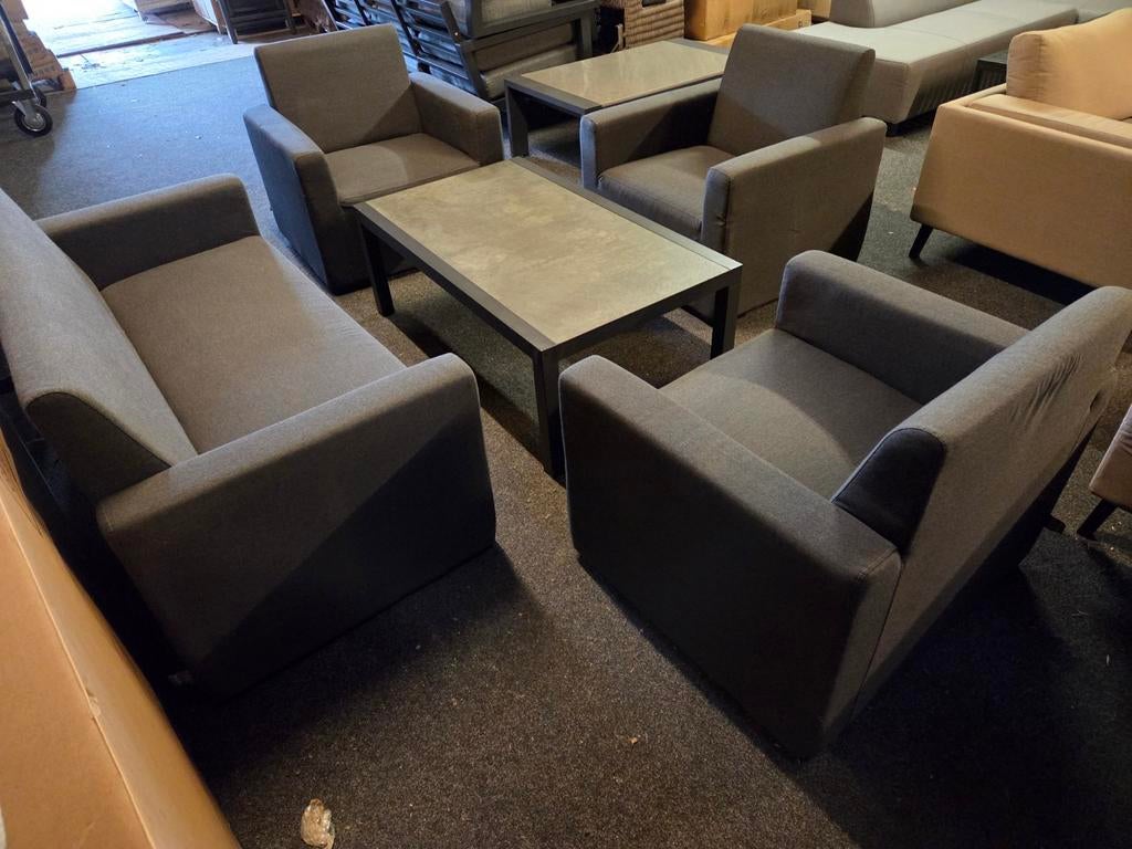 ALL WEATHER LOUNGESET MET SUNBRELLA STOF, Ophalen, Nieuw