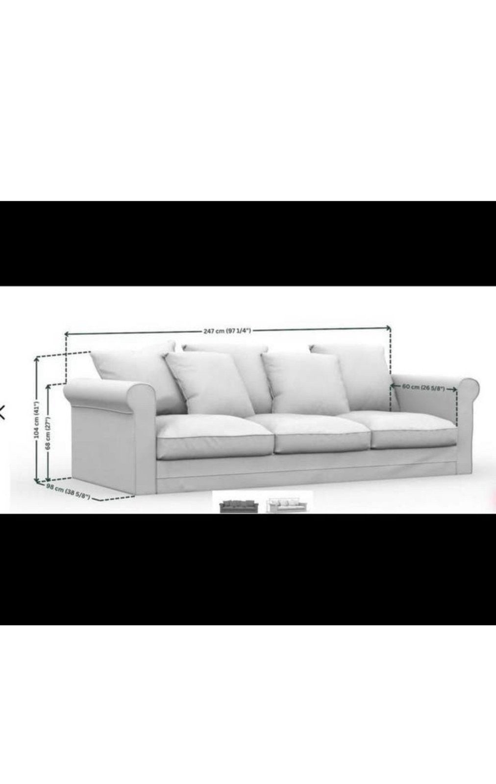 Ikea Grönlid 3-zits Slaapbank grijs (nieuw €600), Huis en Inrichting, Slaapkamer | Slaapbanken, 100 cm, Eenpersoons, Ophalen of Verzenden