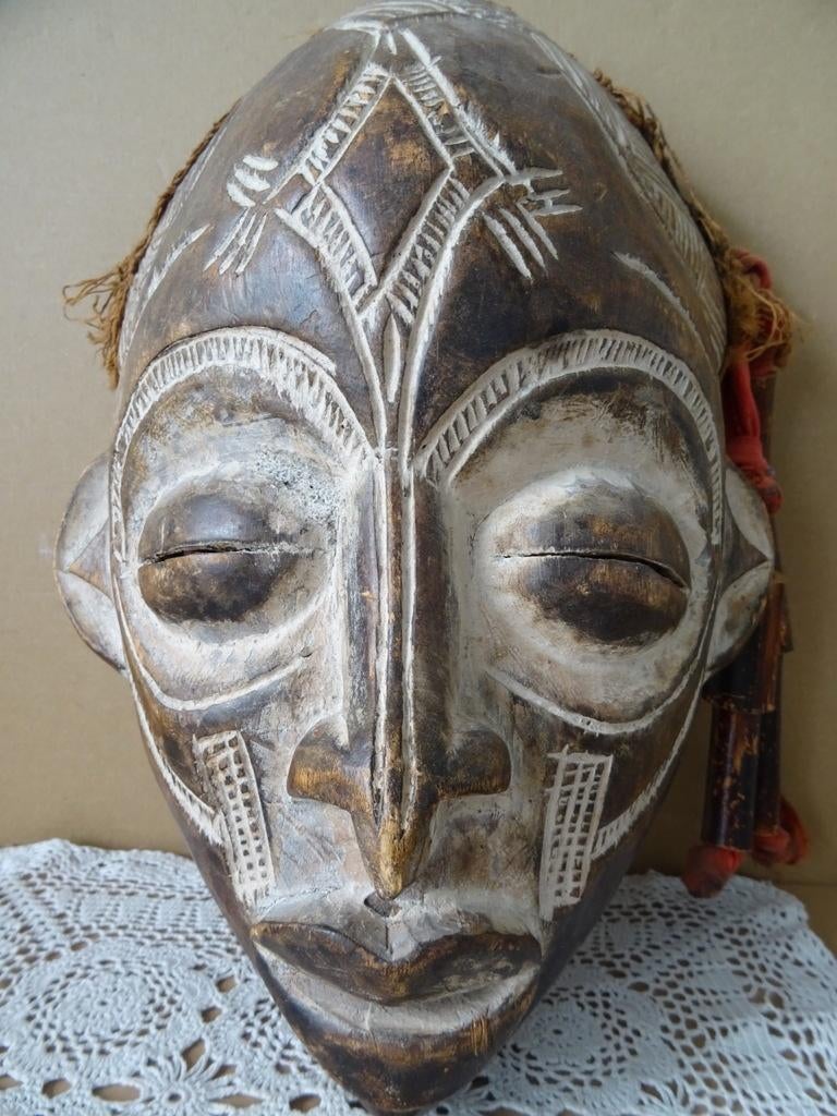 Afrikaans masker Chokwe masker Angola of Congo 36cm 1970, Antiek en Kunst, Ophalen of Verzenden
