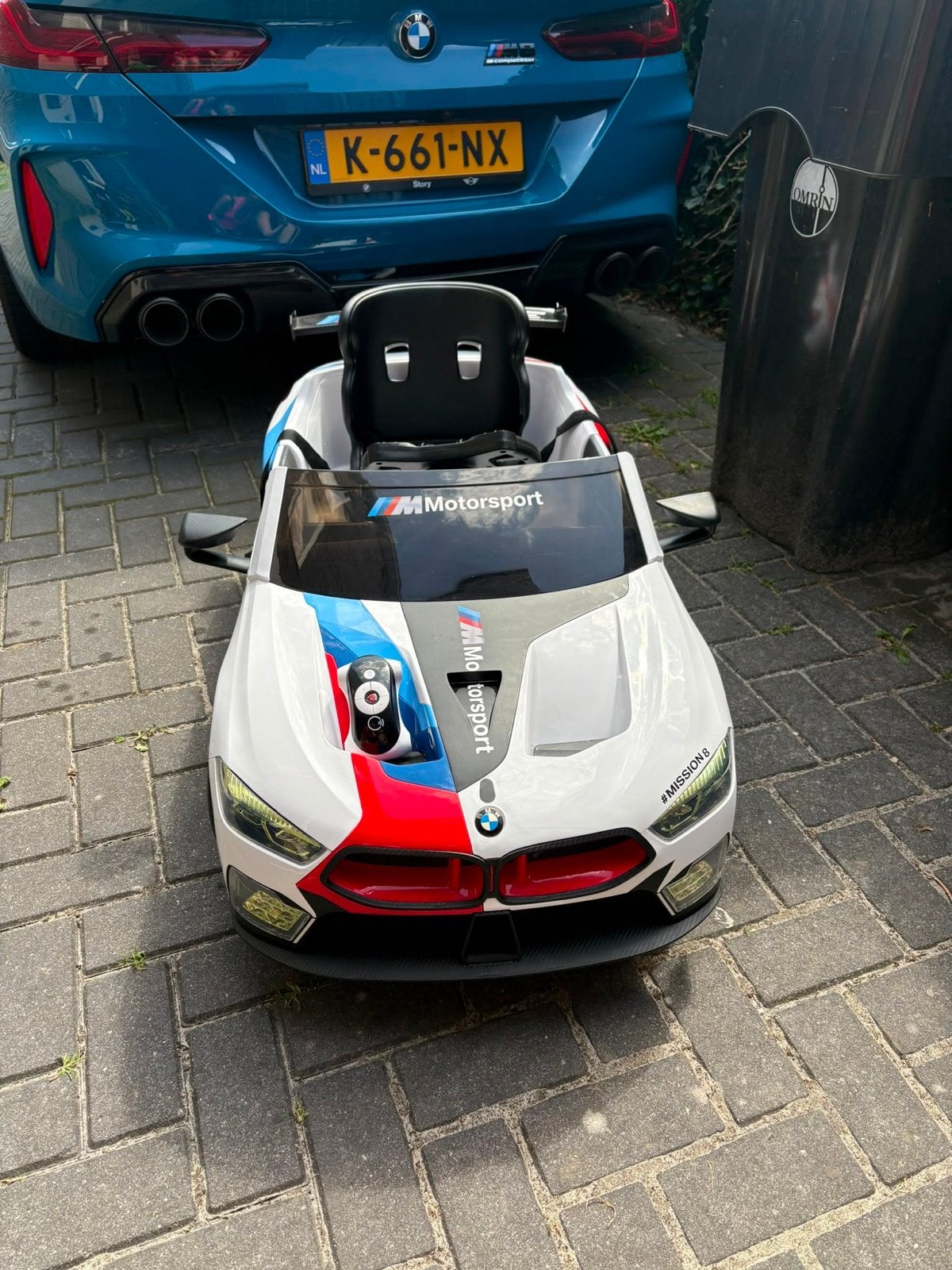 BMW M8 GTE elektrische kinderauto met afstandsbediening, Ophalen, Nieuw