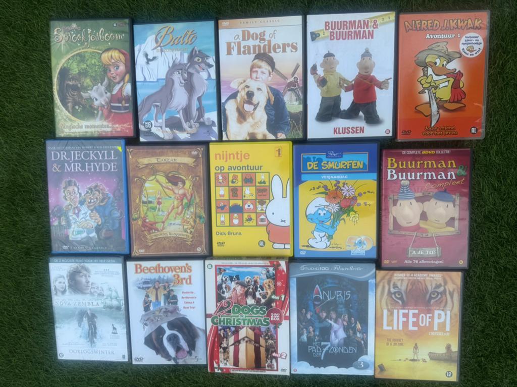 Grote DVD Kinderfilm & Disney Collectie – veel als nieuw, Cd's en Dvd's, Ophalen of Verzenden, Zo goed als nieuw