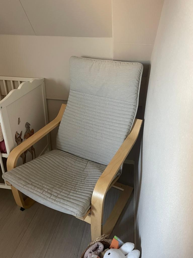 IKEA Poäng stoel, Ophalen, Gebruikt, Hout, Eén