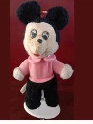 Vintage Knickerbocker jaren 70 Minnie Mouse pluche pop, Verzamelen, Disney, Ophalen, Mickey Mouse, Beeldje of Figuurtje