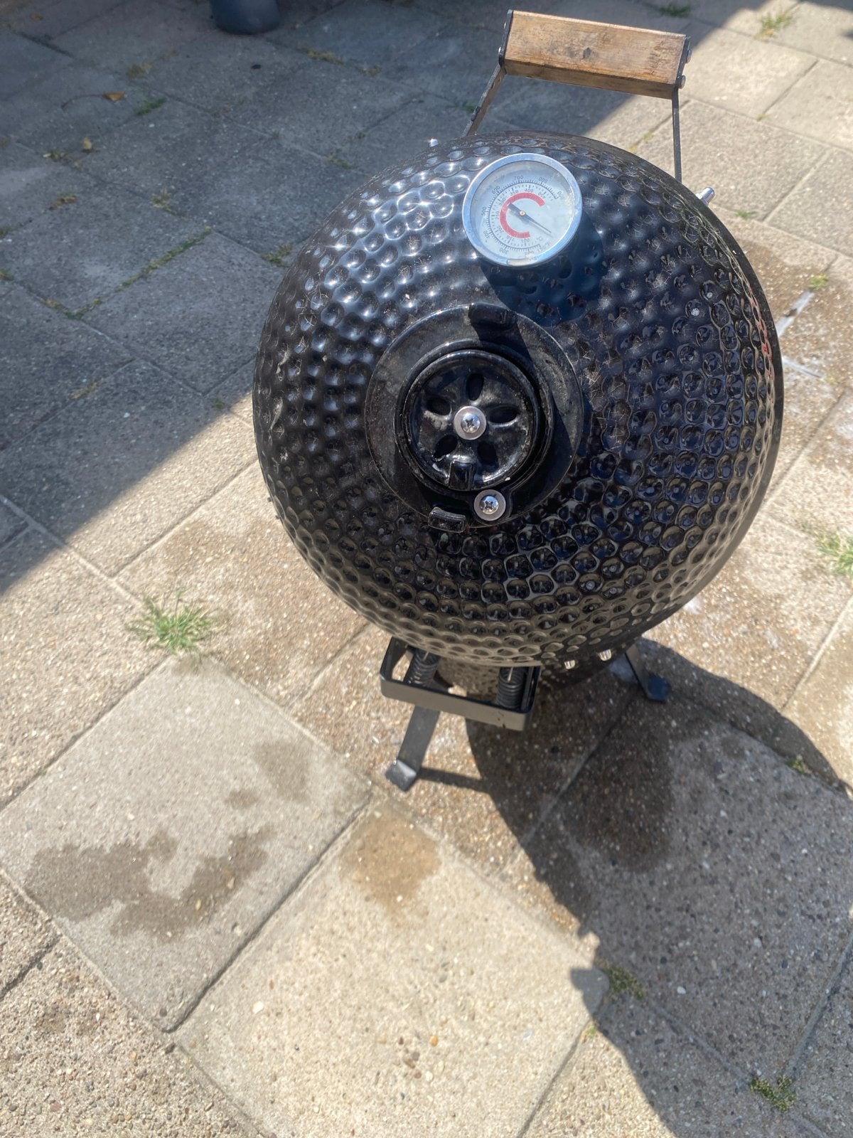 Kamado BBQ - Compact en Gebruiksklaar, Ophalen of Verzenden, Zo goed als nieuw