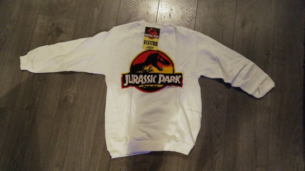 Jurassic Park Parc vintage dino dinosaurus trui sweater, Ophalen of Verzenden, Zo goed als nieuw