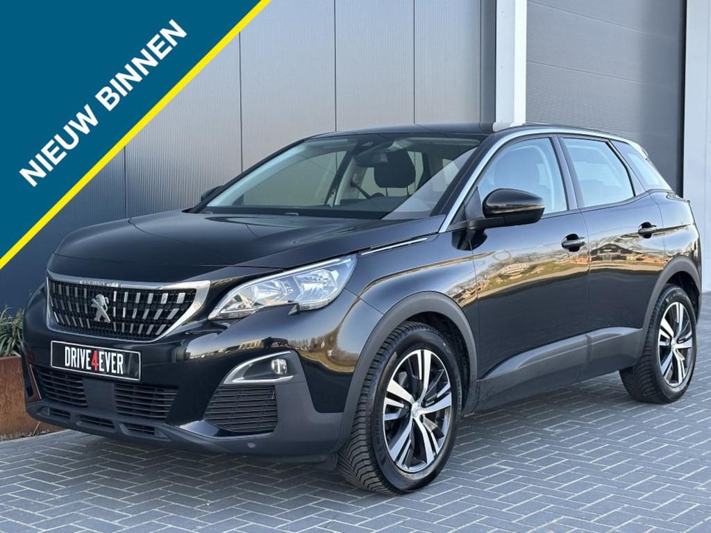 Peugeot 3008 1.2 PureTech Allure 2020 NAVI 360 CAMERA CLIMAT, Auto's, Gebruikt, 1199 cc, Zwart, Bedrijf