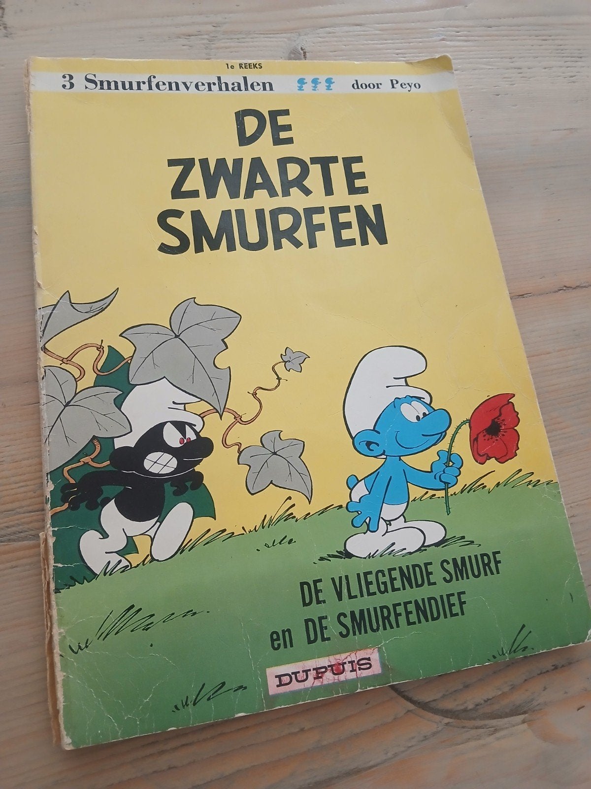 De Zwarte Smurfen, Verzamelen, Smurfen, Ophalen of Verzenden, Gebruikt, Verschillende Smurfen, Stripboek