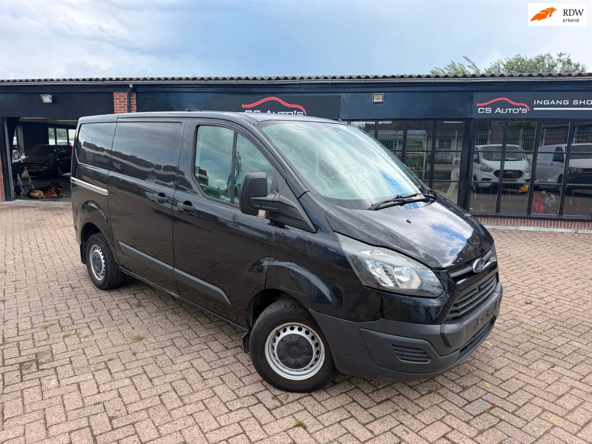 Ford Transit Custom 270 2.2 TDCI 101pk |2014, Voorwielaandrijving, Gebruikt, Zwart, Origineel Nederlands