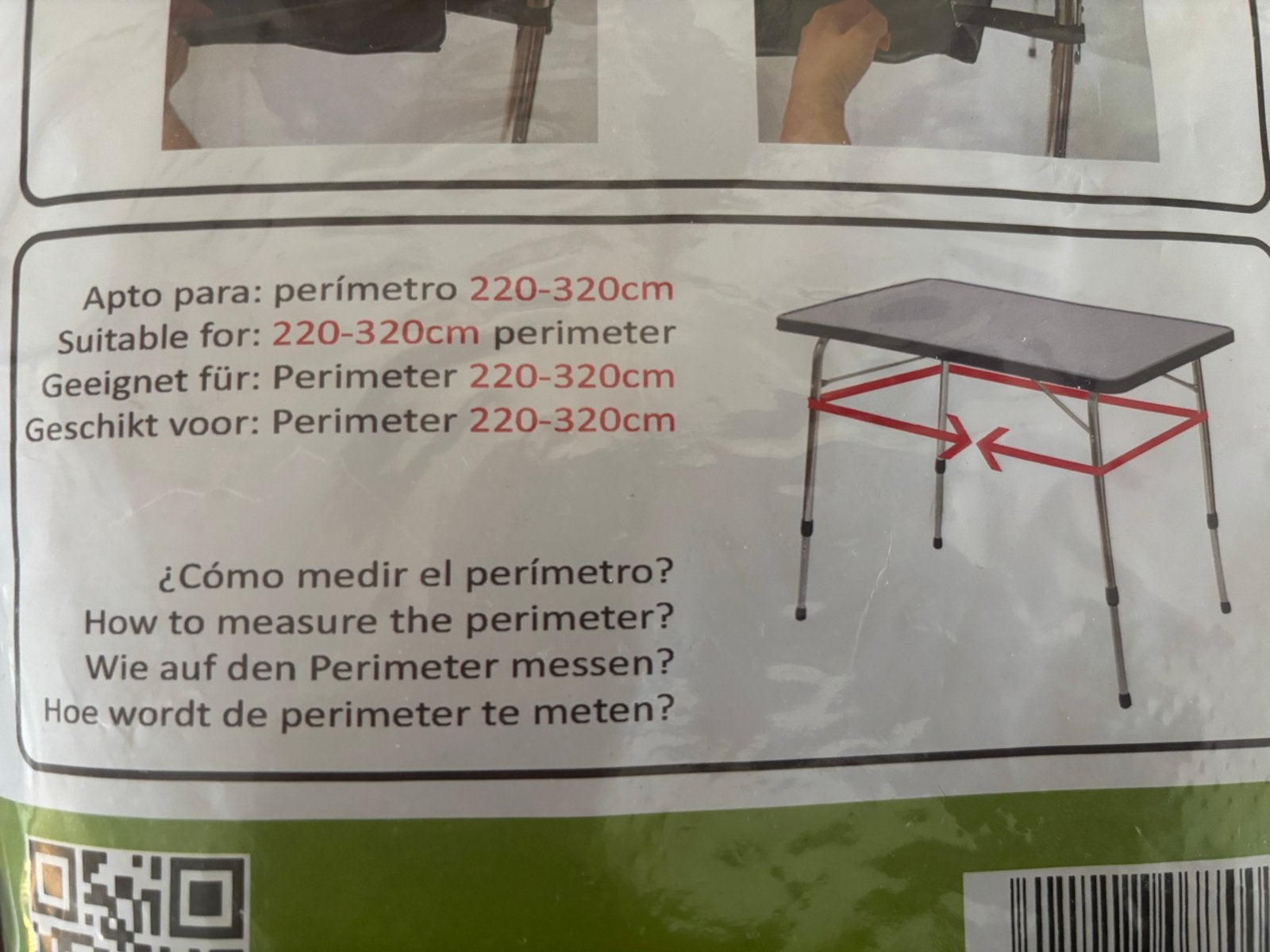 Crespo Opbergnet R-248 campingtafel in originele verpakking, Ophalen of Verzenden, Nieuw