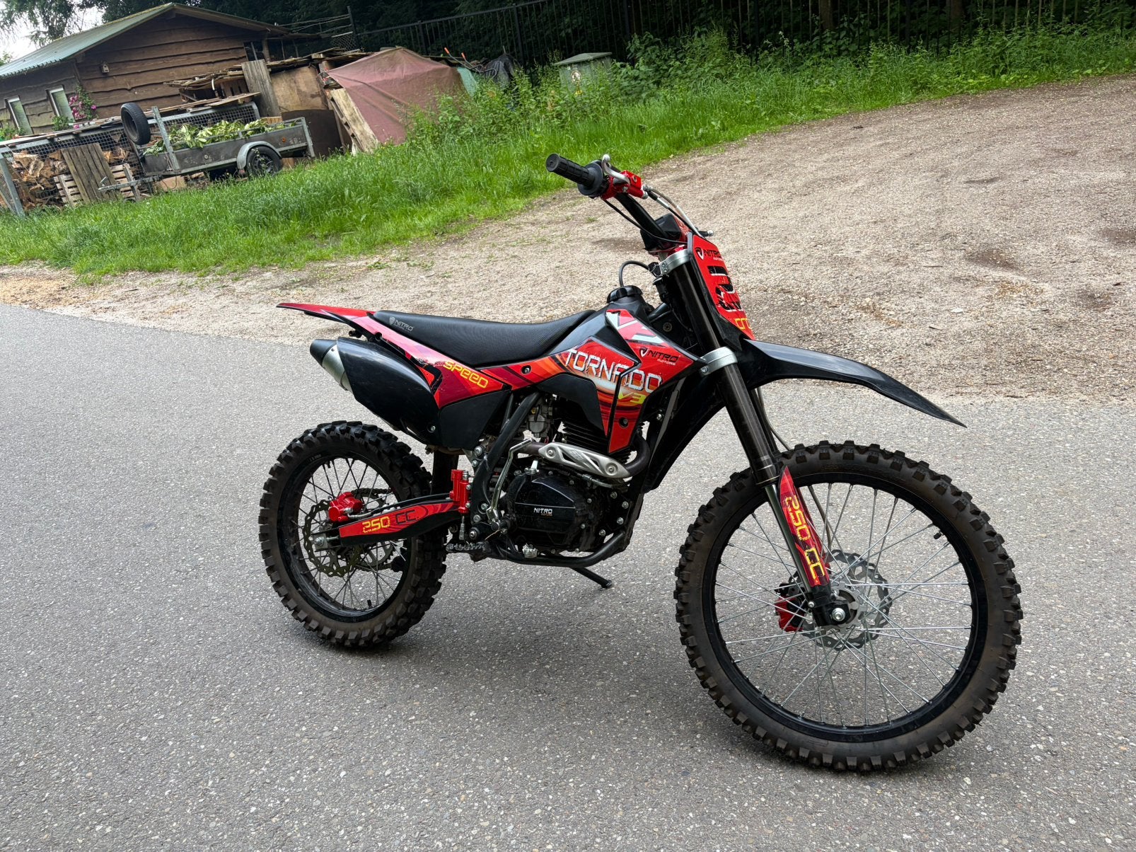 Crosser Nitro tornado 250cc 4takt, Ophalen of Verzenden, Zo goed als nieuw, Pitbike