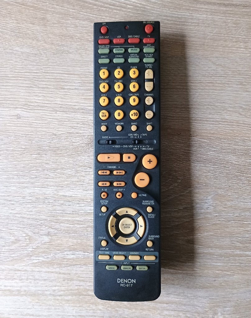 Denon rc-917 afstandsbediening origineel rc917, Ophalen of Verzenden, Gebruikt, Origineel, Receiver of Versterker